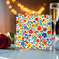 Mexican Floral Fiesta Pattern 009 - 6" x 6" Acrylic Block