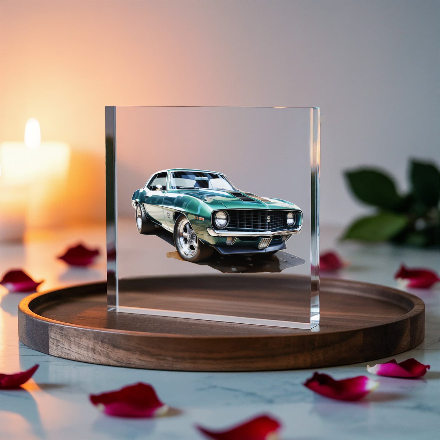 Muscle Car 09 - 6" x 6" Acrylic Block