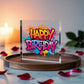 Happy Birthday 020 - 6" x 6" Acrylic Block