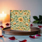 Folk Floral Pattern, Armenian Inspired 02 - 6" x 6" Acrylic Block