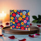 Mexican Floral Fiesta Pattern 048 - 6" x 6" Acrylic Block