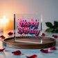 Happy Birthday 006 - 6" x 6" Acrylic Block