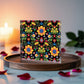 Mexican Floral Fiesta Pattern 066 - 6" x 6" Acrylic Block