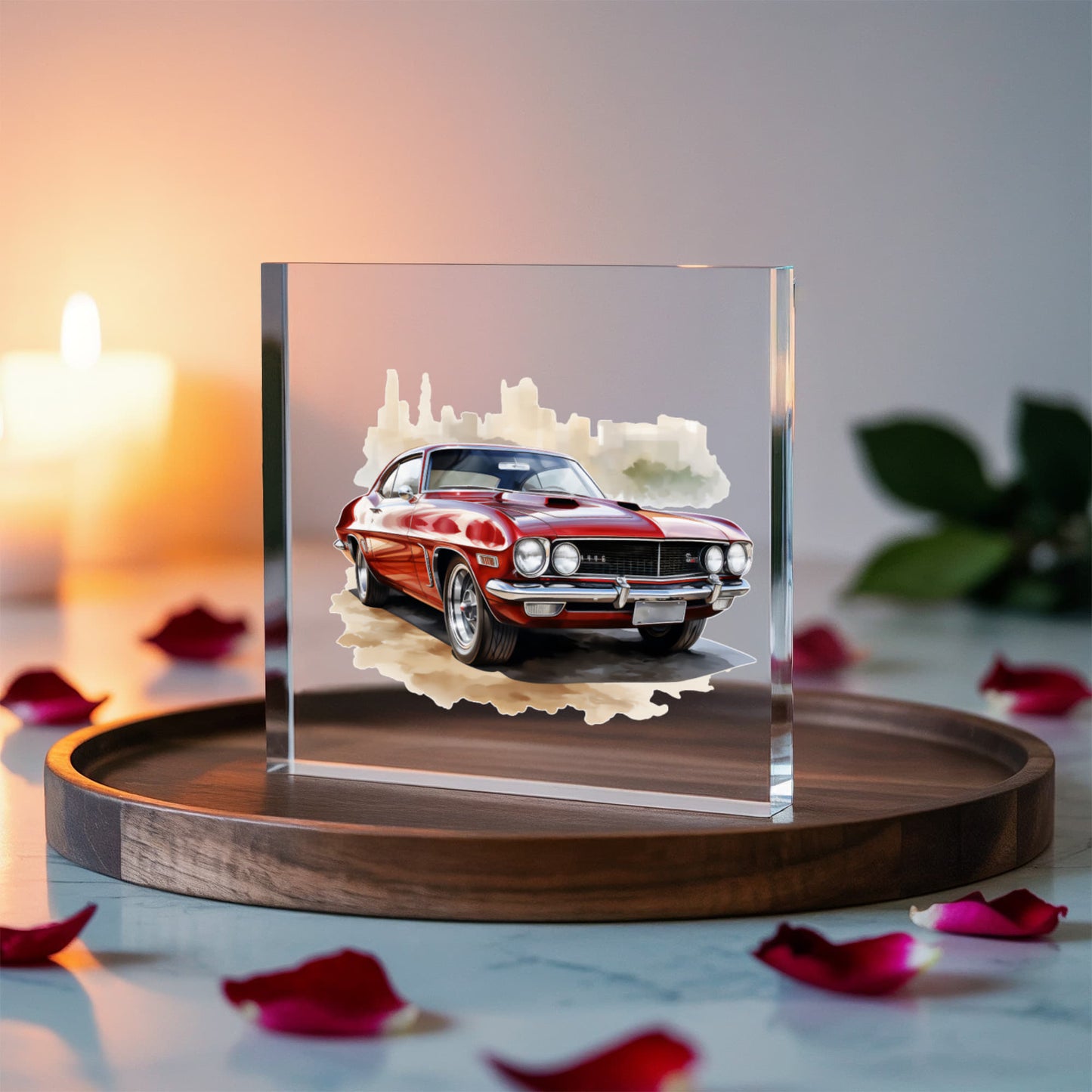 Muscle Car 06 - 6" x 6" Acrylic Block