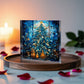 Christmas Stained Glass Style Design 029 - 6" x 6" Acrylic Block