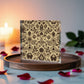 Folk Floral Pattern, Afghan Inspired 01 - 6" x 6" Acrylic Block