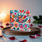Mexican Floral Fiesta Pattern 051 - 6" x 6" Acrylic Block