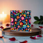 Mexican Floral Fiesta Pattern 053 - 6" x 6" Acrylic Block