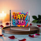 Happy Birthday 023 - 6" x 6" Acrylic Block