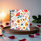 Mexican Floral Fiesta Pattern 019 - 6" x 6" Acrylic Block