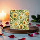 Folk Floral Pattern, Appalachian Inspired 04 - 6" x 6" Acrylic Block