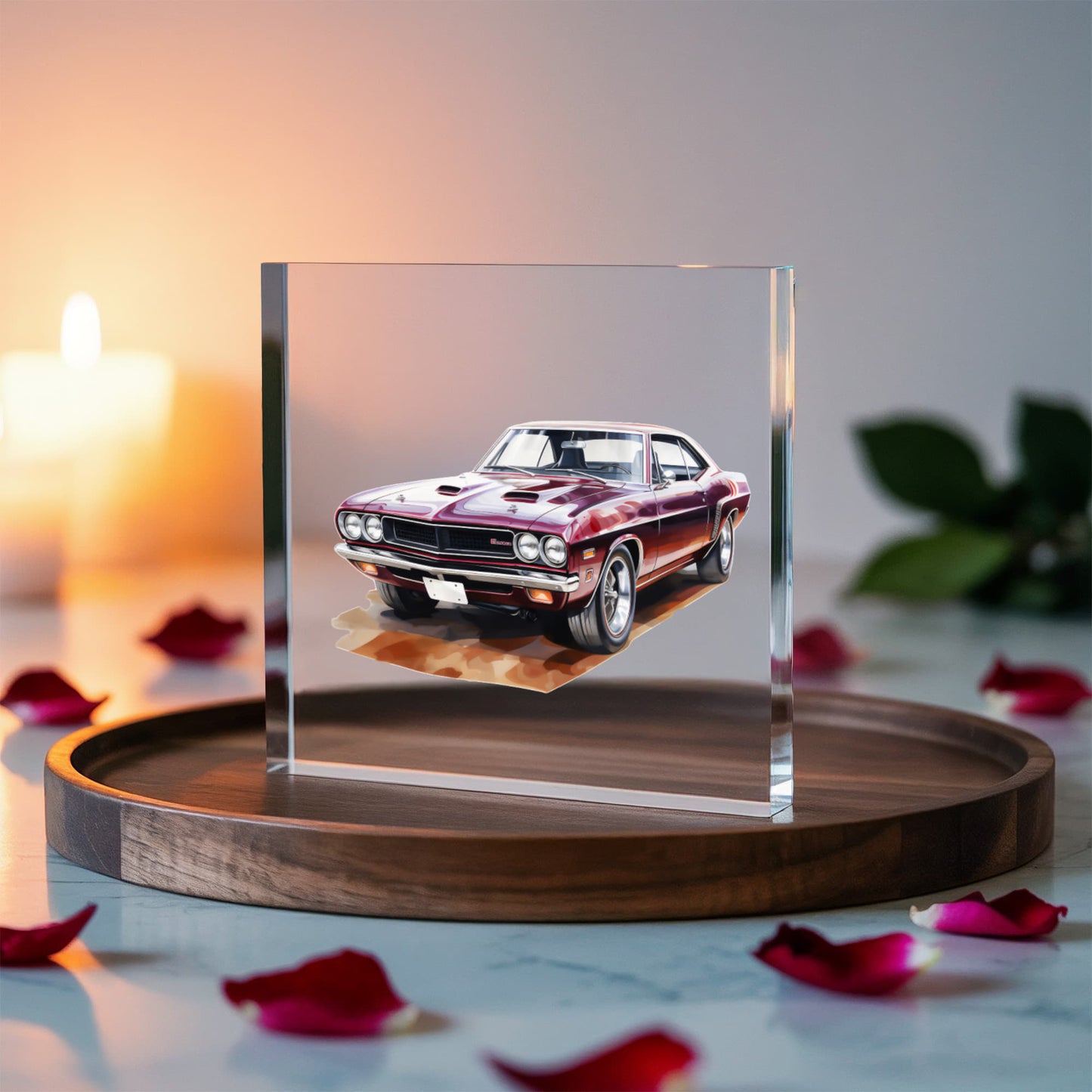 Muscle Car 10 - 6" x 6" Acrylic Block