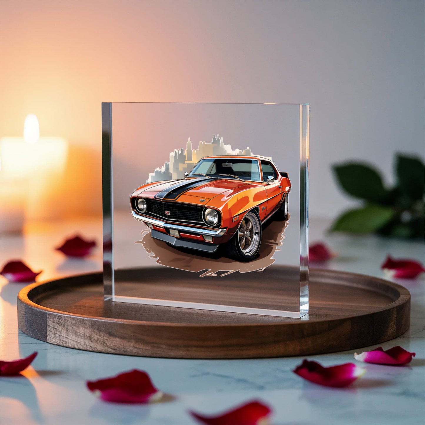 Muscle Car 08 - 6" x 6" Acrylic Block
