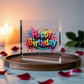 Happy Birthday 003 - 6" x 6" Acrylic Block