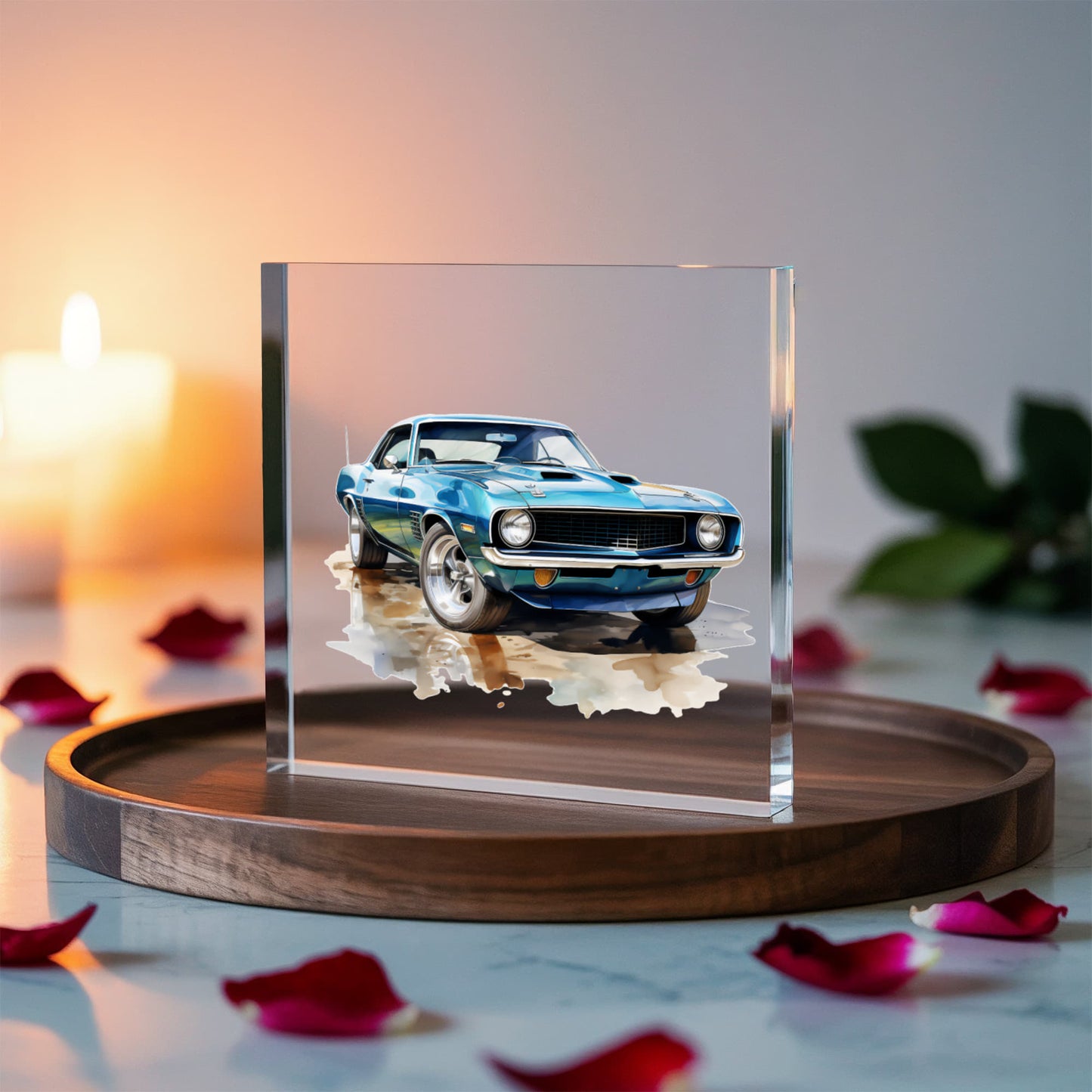 Muscle Car 12 - 6" x 6" Acrylic Block