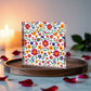 Mexican Floral Fiesta Pattern 017 - 6" x 6" Acrylic Block