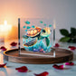 Cute Sea Turtle 001 - 6" x 6" Acrylic Block