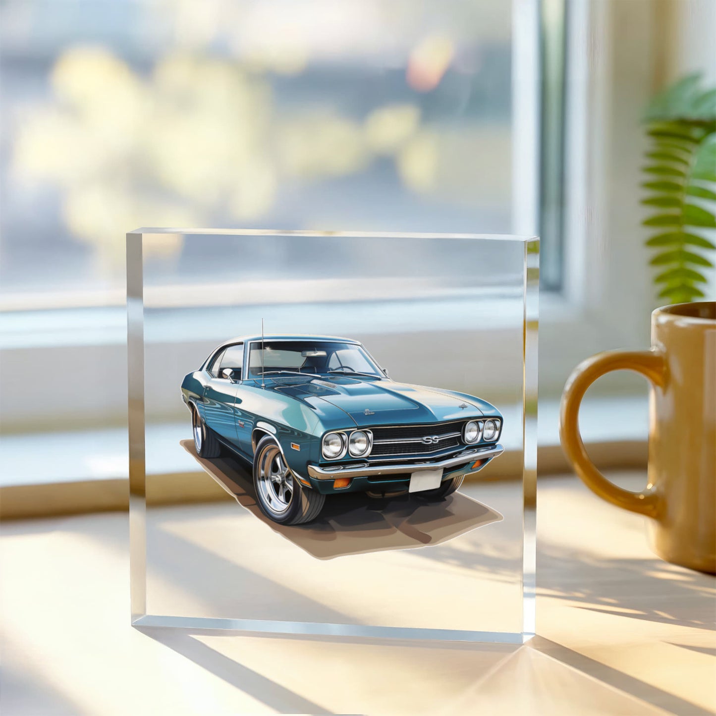 Muscle Car 05 - 6" x 6" Acrylic Block