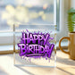 Happy Birthday 015 - 6" x 6" Acrylic Block