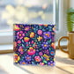 Mexican Floral Fiesta Pattern 065 - 6" x 6" Acrylic Block