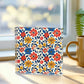 Mexican Floral Fiesta Pattern 042 - 6" x 6" Acrylic Block