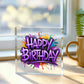 Happy Birthday 008 - 6" x 6" Acrylic Block