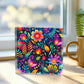 Mexican Floral Fiesta Pattern 056 - 6" x 6" Acrylic Block