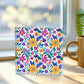 Mexican Floral Fiesta Pattern 064 - 6" x 6" Acrylic Block