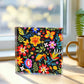 Mexican Floral Fiesta Pattern 037 - 6" x 6" Acrylic Block