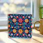 Mexican Floral Fiesta Pattern 071 - 6" x 6" Acrylic Block