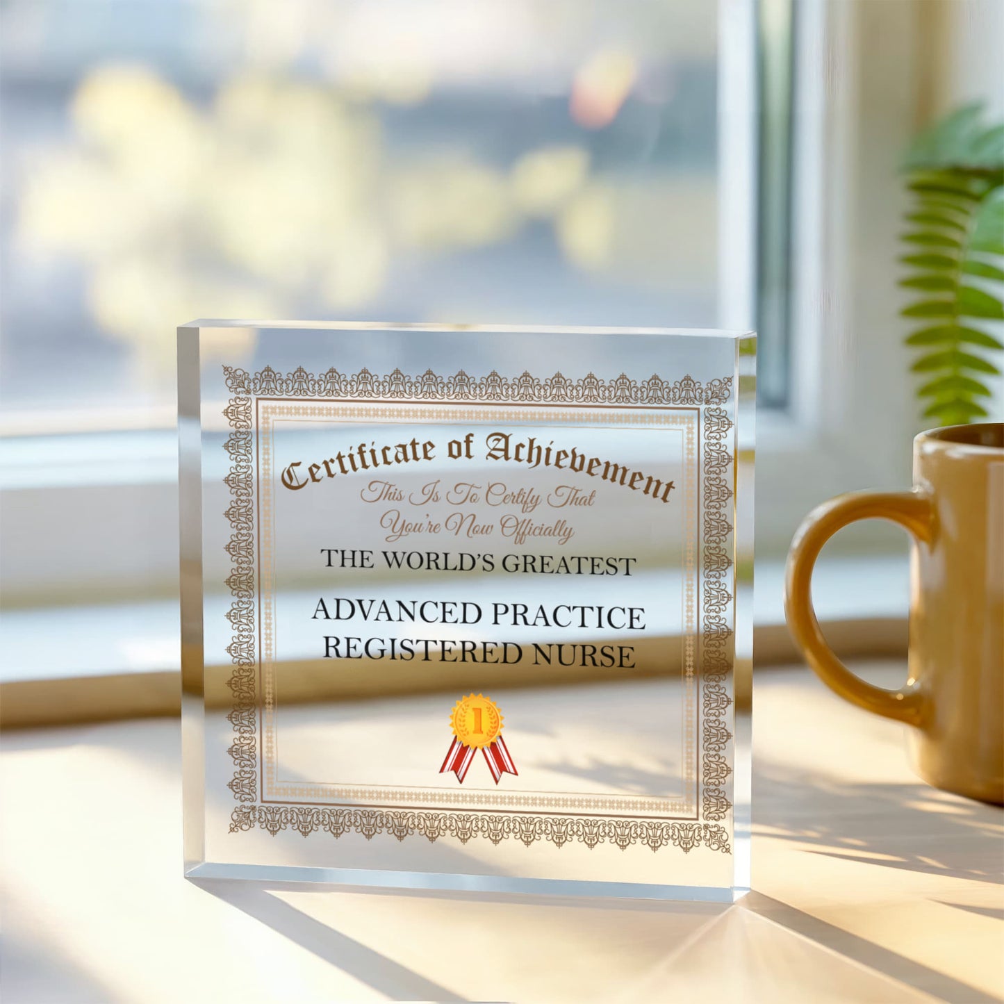 World's Greatest Advanced Practice Registered Nurse - 6" x 6" Acrylic Block