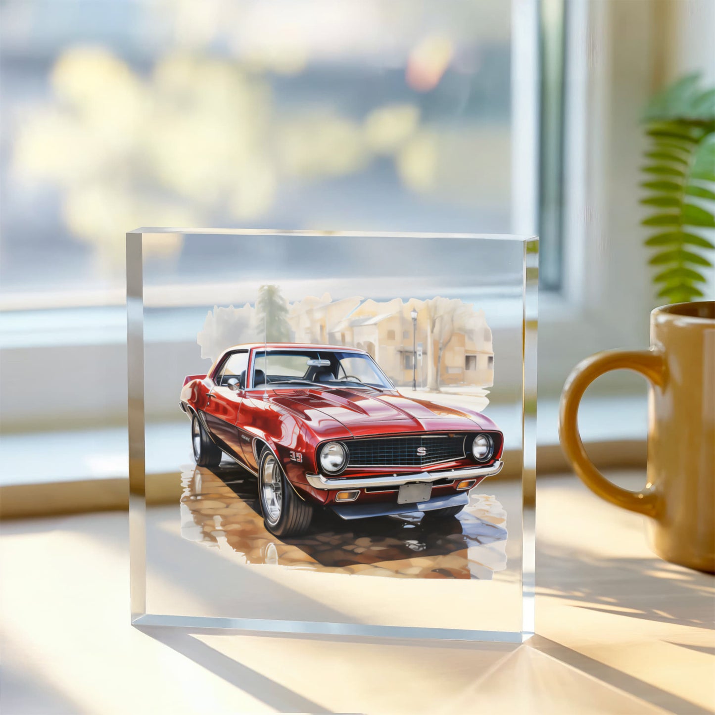 Muscle Car 04 - 6" x 6" Acrylic Block