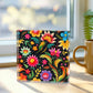 Mexican Floral Fiesta Pattern 033 - 6" x 6" Acrylic Block