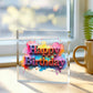 Happy Birthday 010 - 6" x 6" Acrylic Block