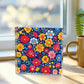 Mexican Floral Fiesta Pattern 048 - 6" x 6" Acrylic Block