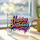 Happy Birthday 028 - 6" x 6" Acrylic Block