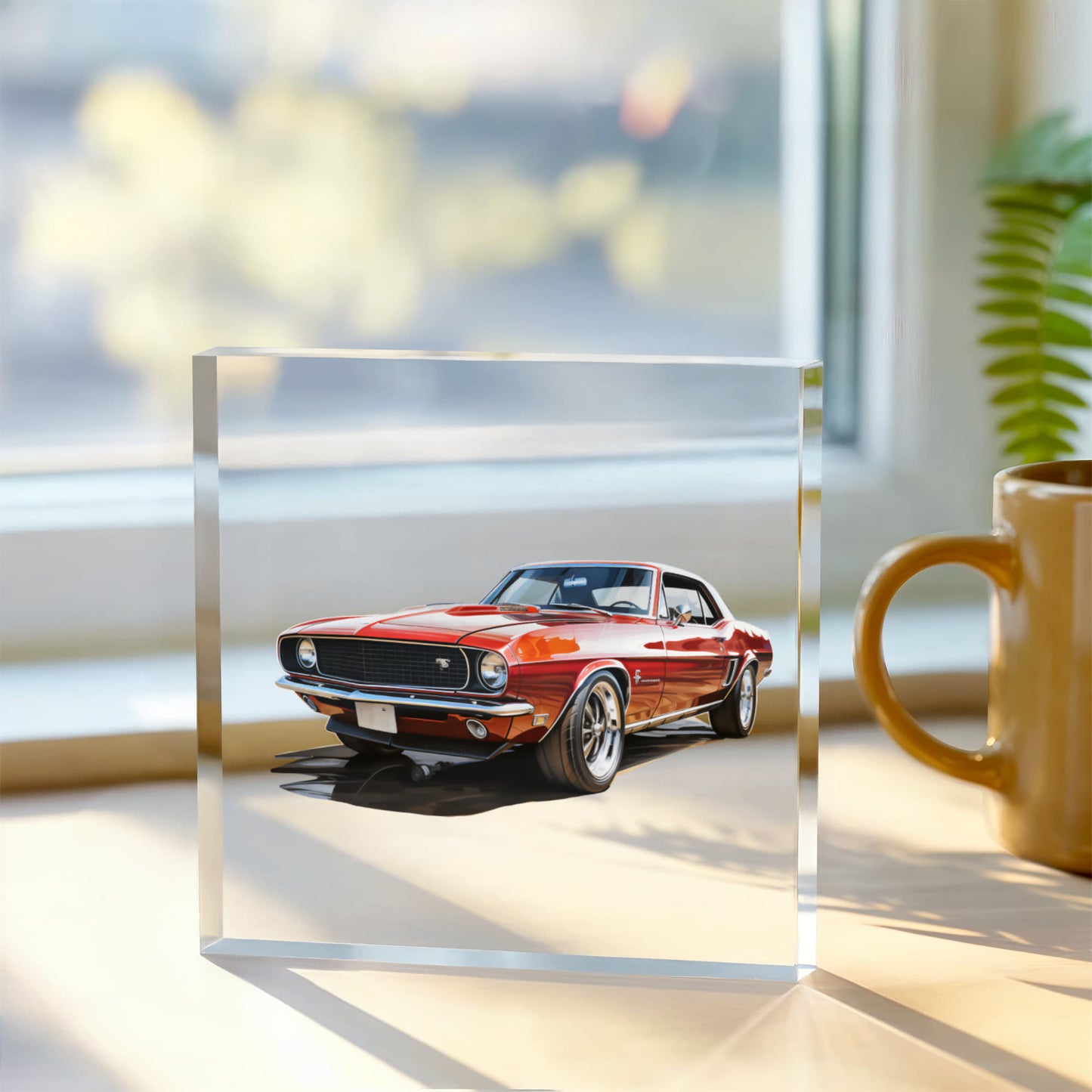 Muscle Car 01 - 6" x 6" Acrylic Block