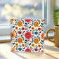 Mexican Floral Fiesta Pattern 040 - 6" x 6" Acrylic Block