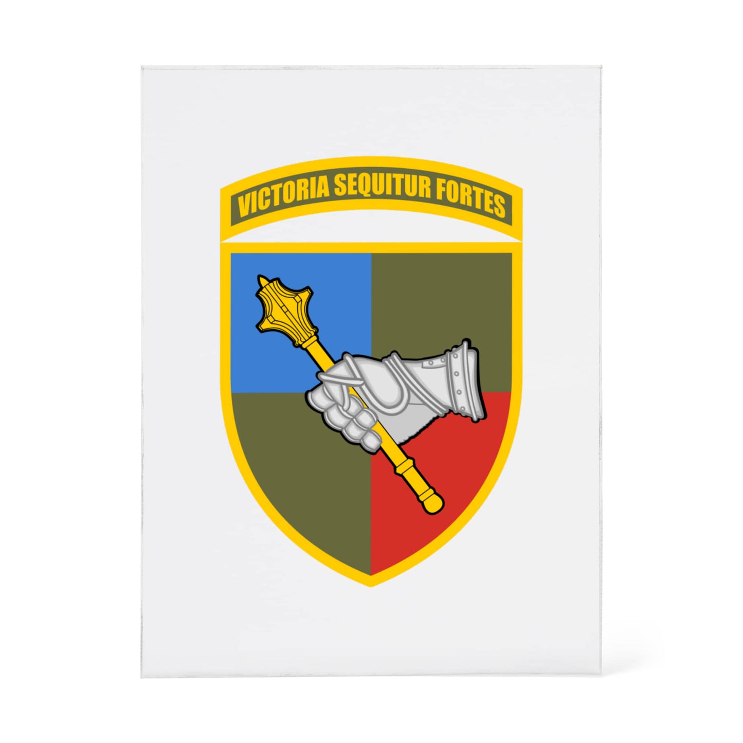 Ground Forces Command (Ukraine) - 4.5" x 6" Acrylic Block