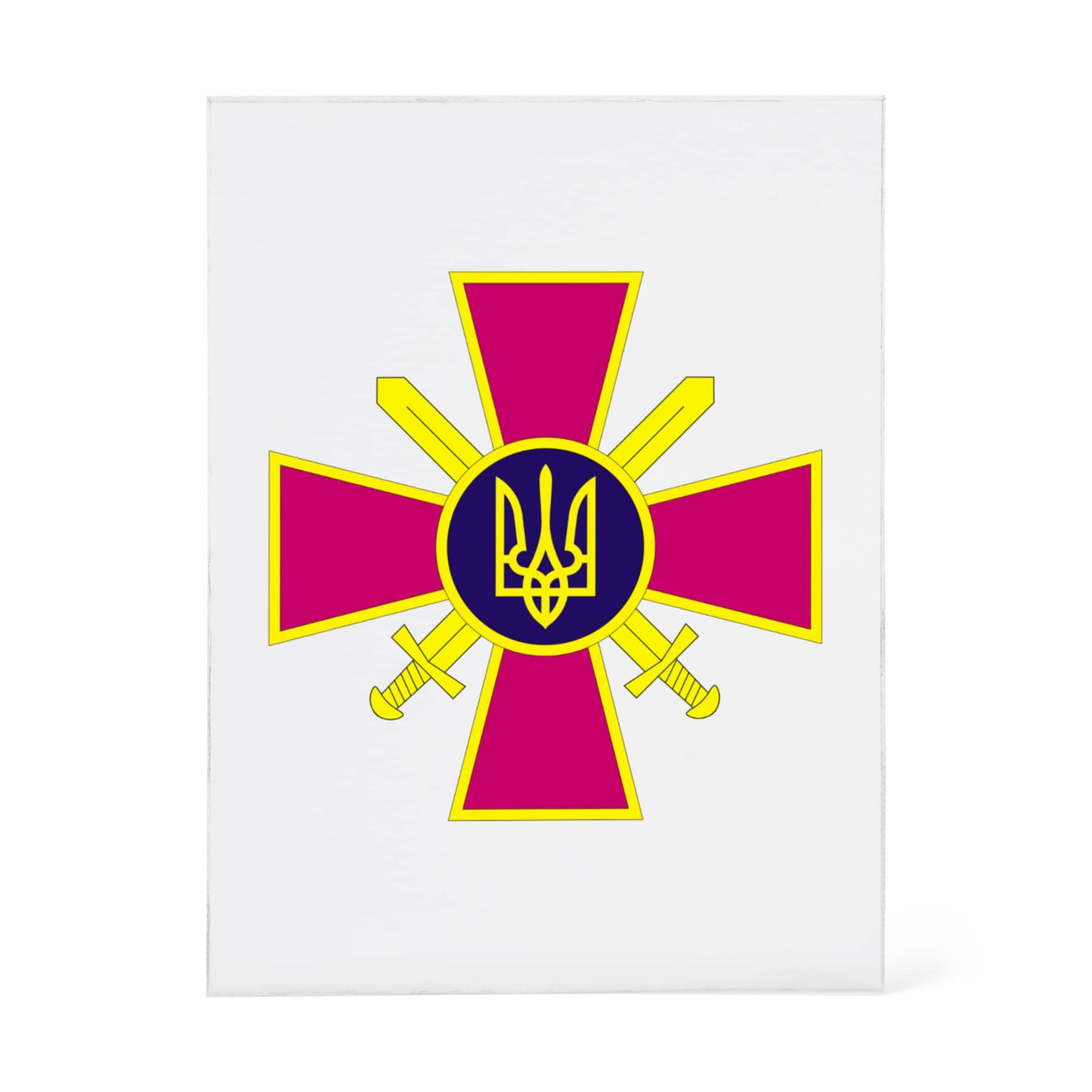 Ukrainian Ground Forces - 4.5" x 6" Acrylic Block