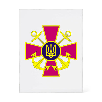 Ukrainian Naval Forces - 4.5" x 6" Acrylic Block