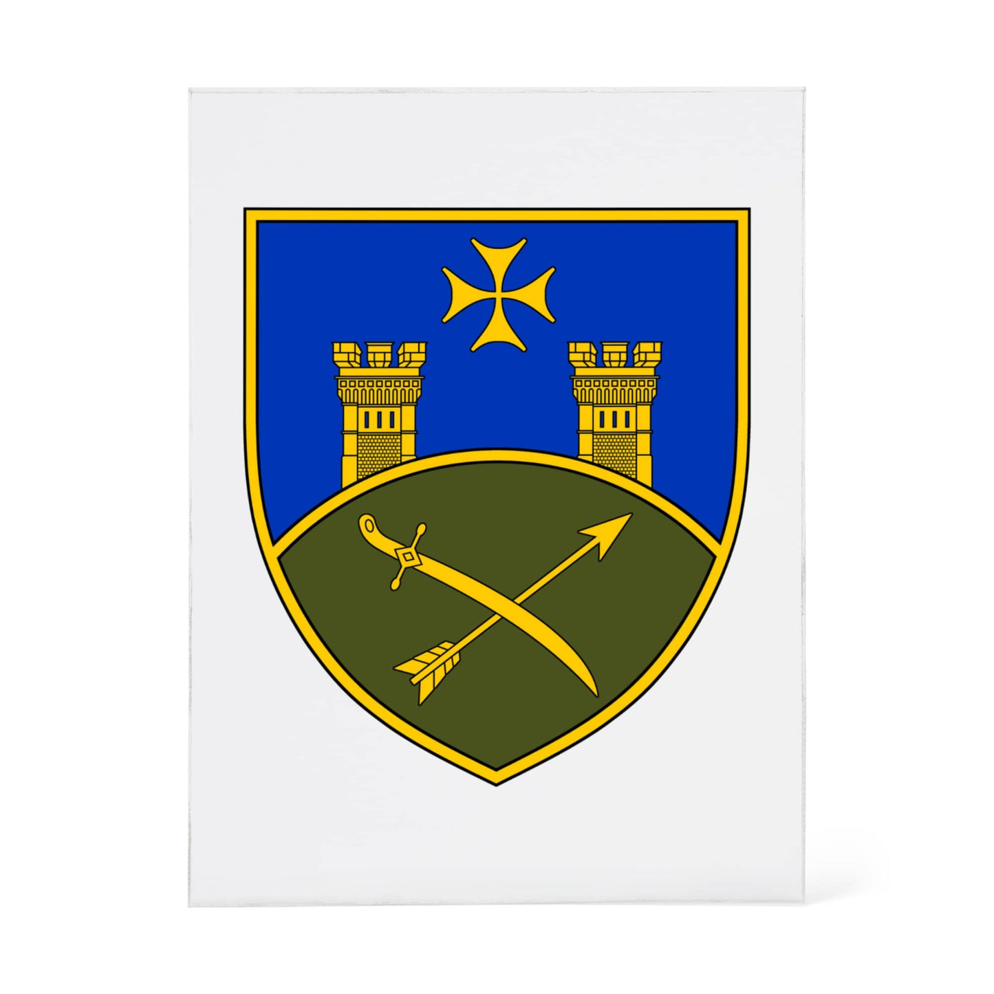 9th Army Corps (Ukraine) - 4.5" x 6" Acrylic Block