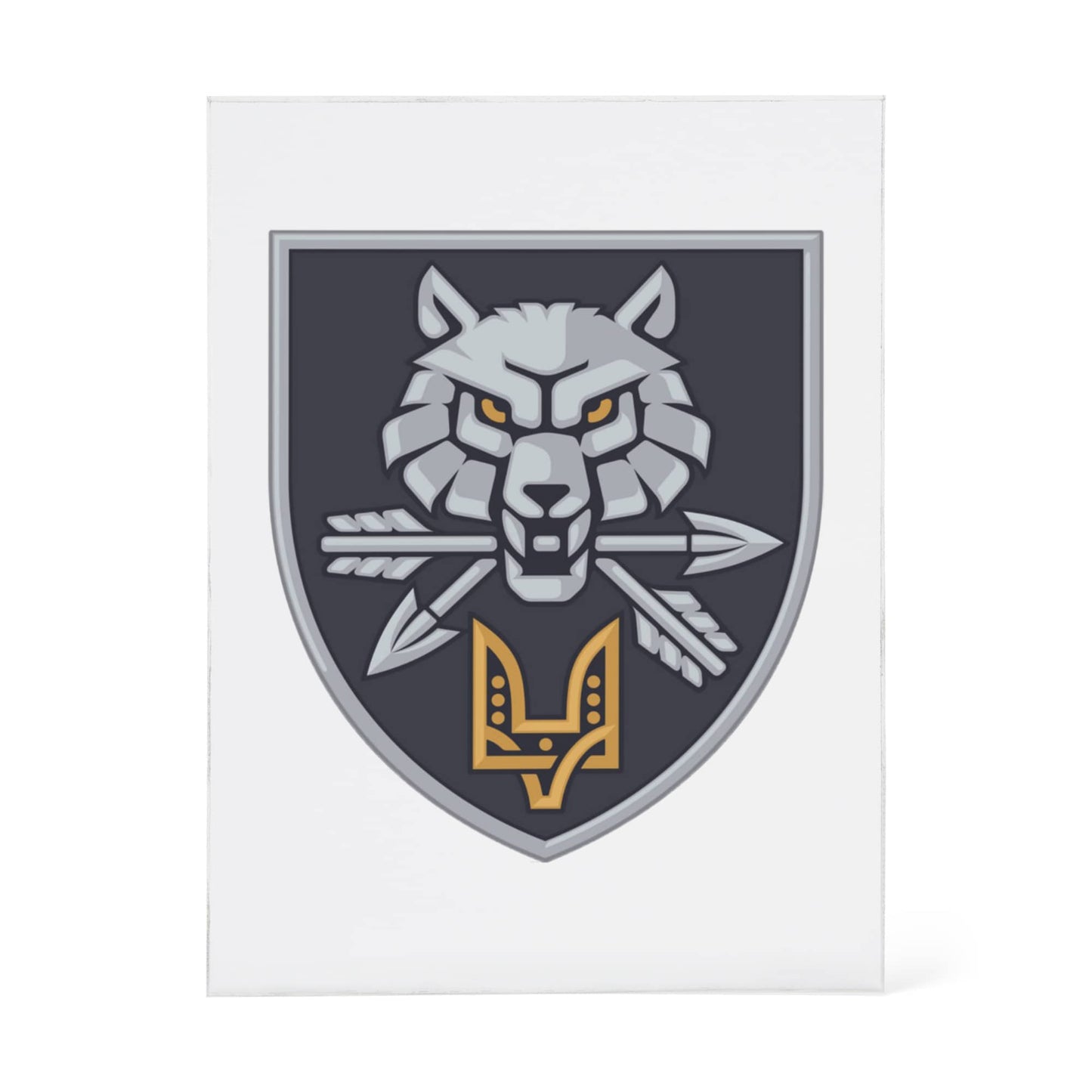 Special Operations Forces Command (Ukraine) - 4.5" x 6" Acrylic Block