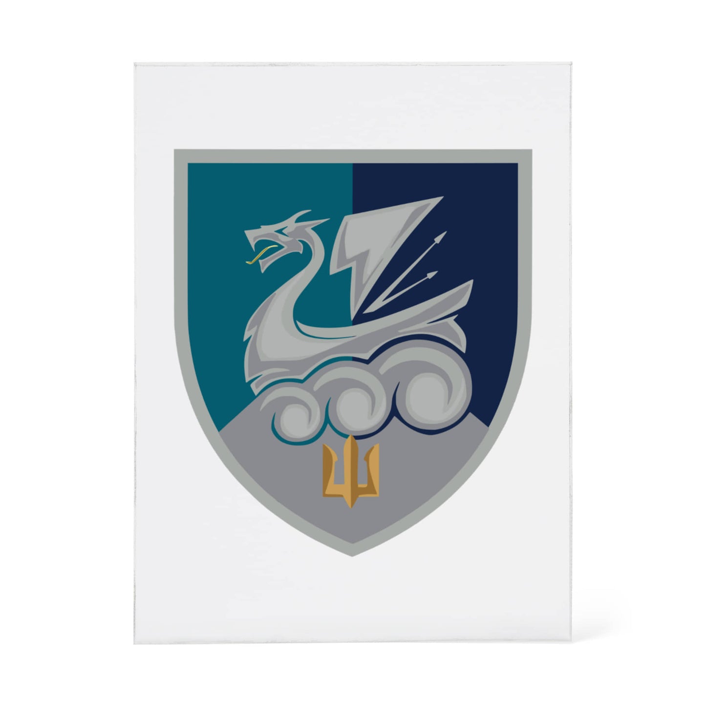 36th Marine Brigade (Ukraine) - 4.5" x 6" Acrylic Block