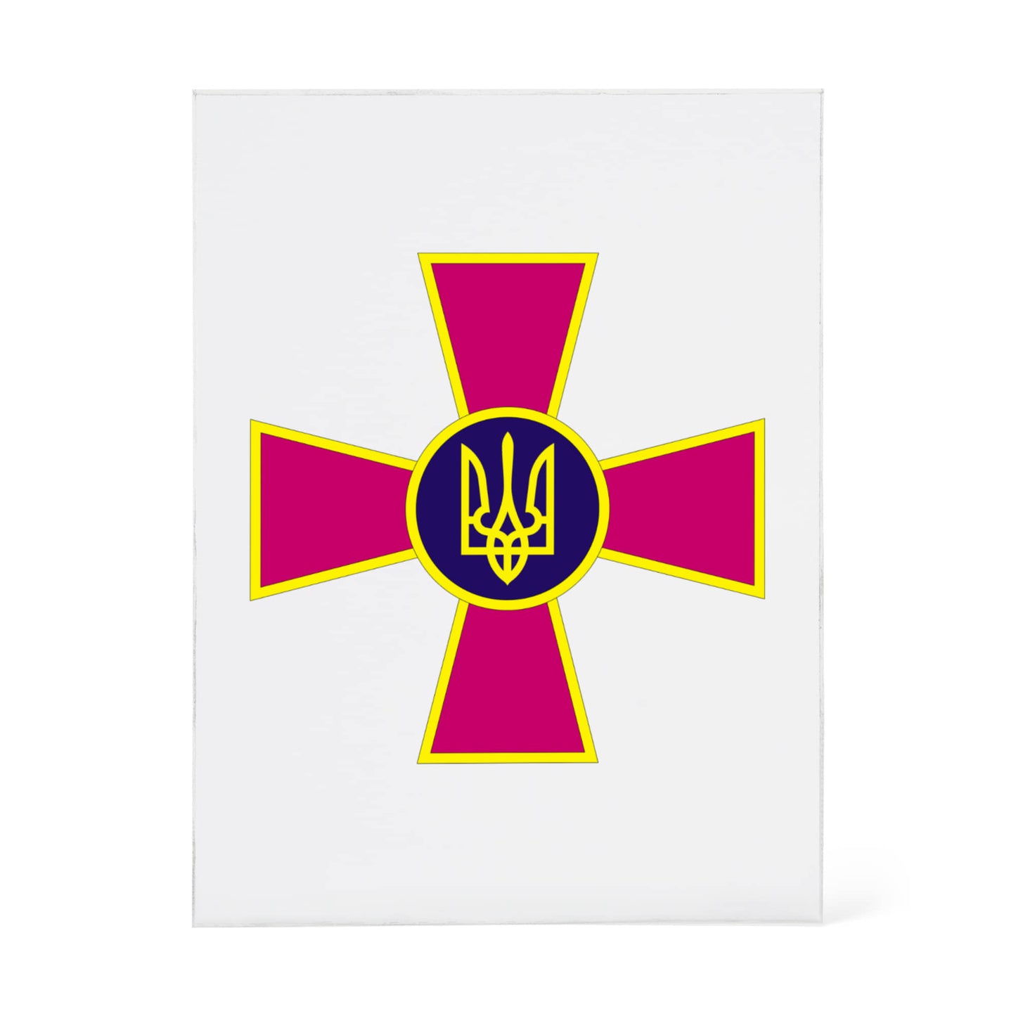 Ukrainian Armed Forces - 4.5" x 6" Acrylic Block