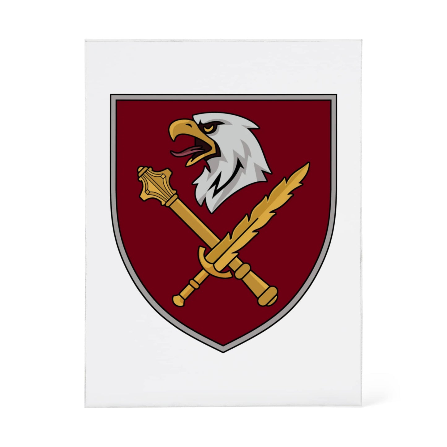 8th Air Assault Corps (Ukraine) - 4.5" x 6" Acrylic Block