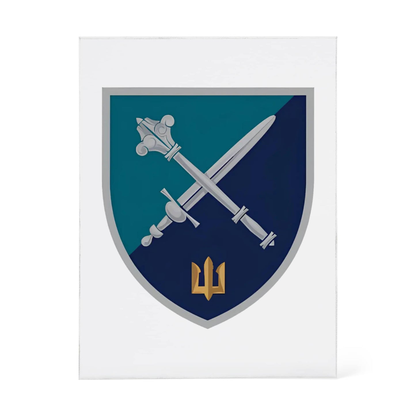 Marine Corps Command (Ukraine) - 4.5" x 6" Acrylic Block