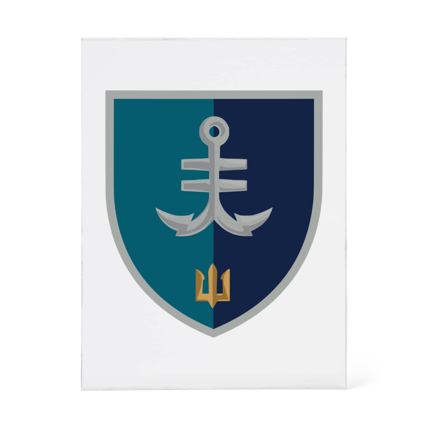 35th Marine Brigade (Ukraine) - 4.5" x 6" Acrylic Block