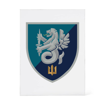37th Marine Brigade (Ukraine) - 4.5" x 6" Acrylic Block
