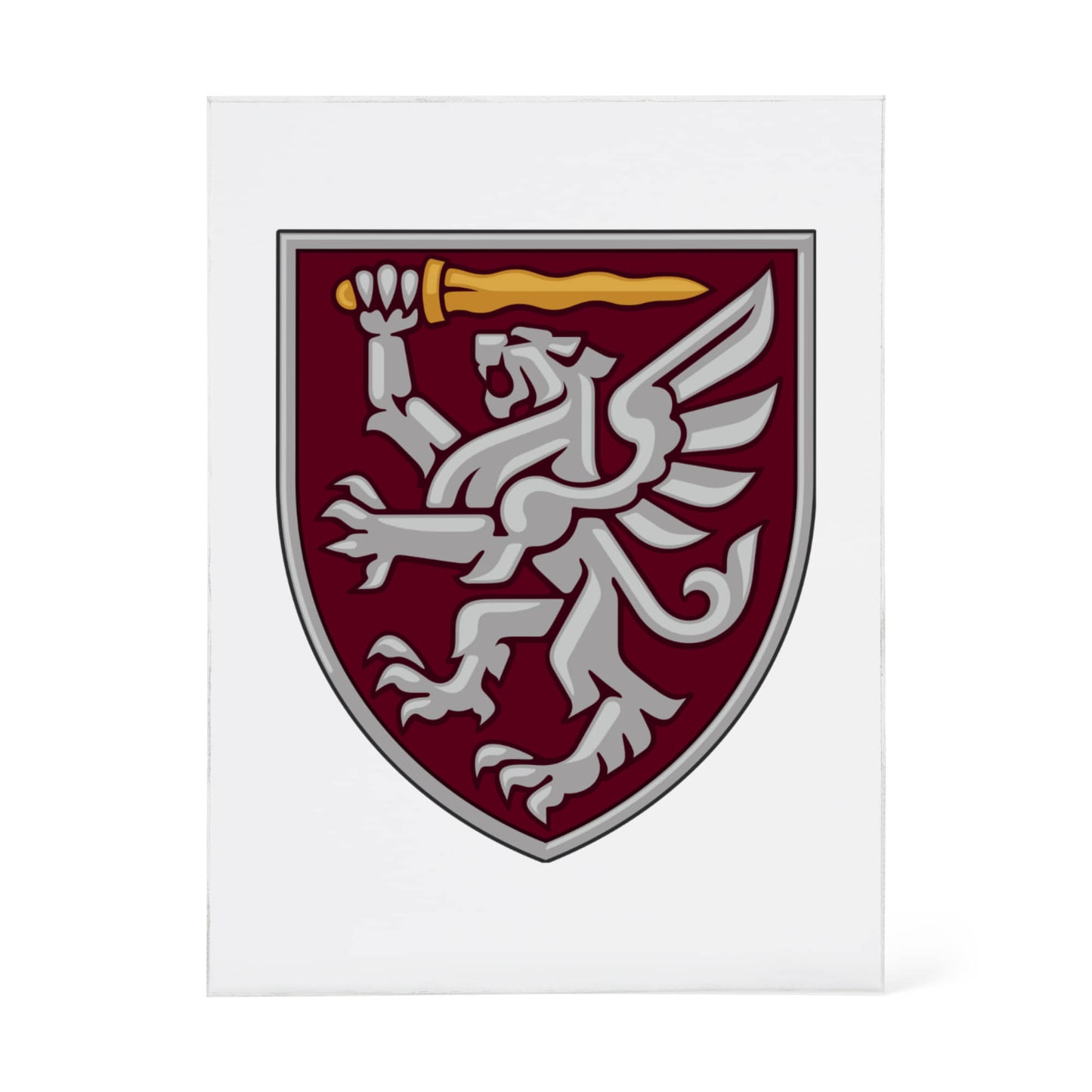 80th Air Assault Brigade (Ukraine) - 4.5" x 6" Acrylic Block